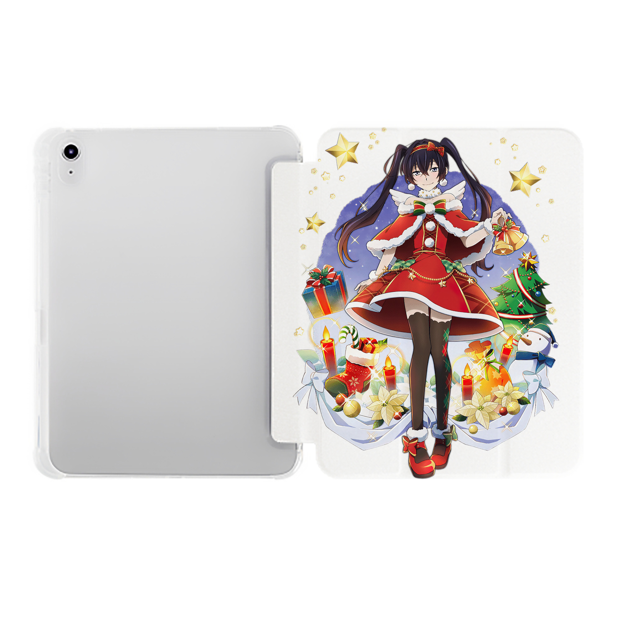 （画像用） 文豪ストレイドッグス Bungo Stray Dogs IPad ケース ペン収納付き 三つ折りスタンド PUレザー×シリコン 対応機種9.5/10.5/10.9インチ